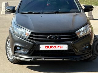 2017 Lada (ВАЗ) Vesta I, чёрный, 730000 рублей, вид 3