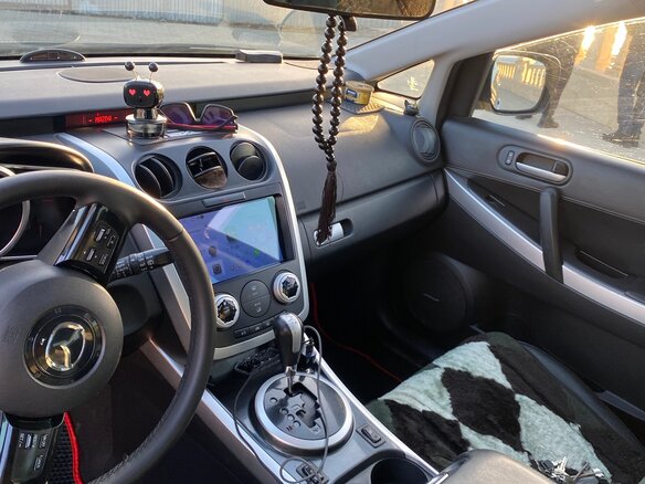 2008 Mazda CX-7 I, серый, 715000 рублей - вид 10