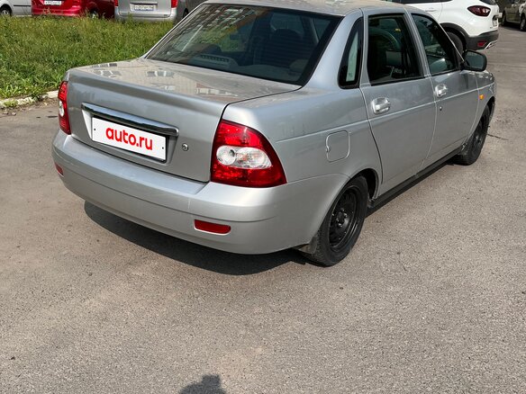 2013 Lada (ВАЗ) Priora I, серебристый, 435000 рублей - вид 4