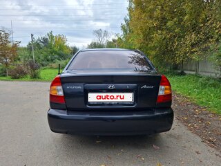 2008 Hyundai Accent ТагАЗ II, чёрный, 599000 рублей, вид 5