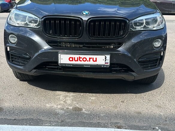 2015 BMW X6 35i II (F16), серый, 2850000 рублей - вид 2