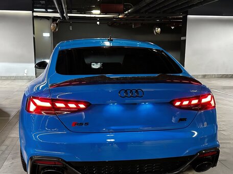 2021 Audi RS 5 II (F5) Рестайлинг, голубой, 7890000 рублей, вид 4