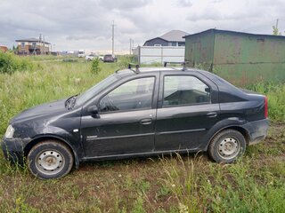2009 Renault Logan I, чёрный, 300000 рублей, вид 3