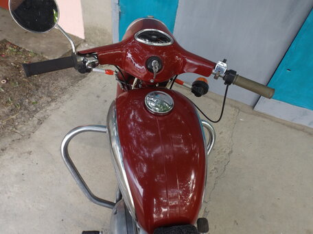 1967 Jawa 350/360, пурпурный, 250000 рублей, вид 1