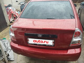 2007 Hyundai Accent ТагАЗ II, красный, 450000 рублей, вид 2