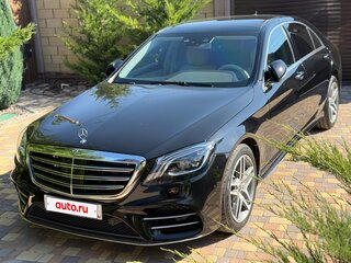 2019 Mercedes-Benz S-Класс 350 d Long VI (W222, C217) Рестайлинг, чёрный, 4200000 рублей, вид 1