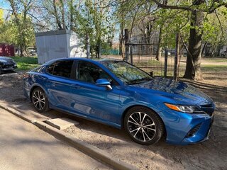 2019 Toyota Camry US Market VIII (XV70), синий, 2500000 рублей, вид 2