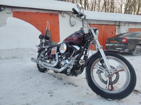2001 Harley-Davidson Dyna Low Rider, пурпурный, 920000 рублей, вид 5