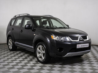 2008 Mitsubishi Outlander II, чёрный, 848000 рублей, вид 3