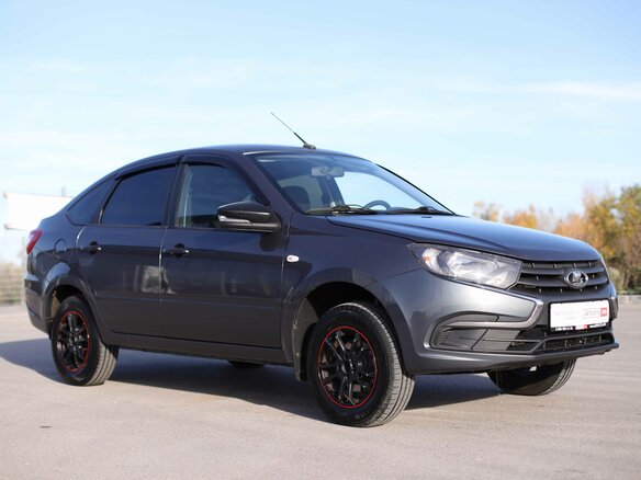 2020 Lada (ВАЗ) Granta I Рестайлинг, серый, 600000 рублей - вид 2