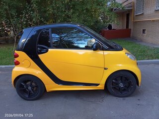 2013 Smart Fortwo II, жёлтый, 750000 рублей, вид 3