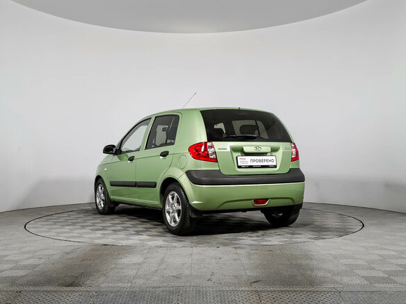 2008 Hyundai Getz I Рестайлинг, зелёный, 521000 рублей - вид 6