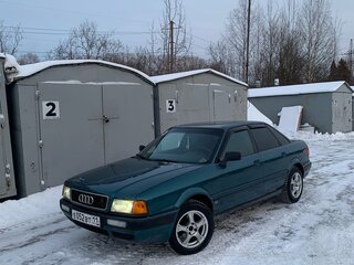 1992 Audi 80 V (B4), зелёный, 220000 рублей, вид 2