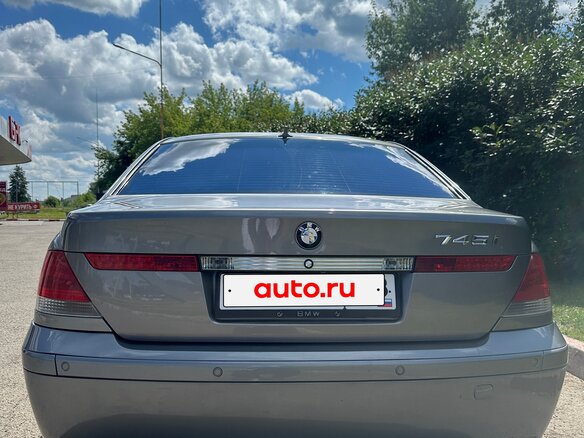 2002 BMW 7 серии 745i IV (E65/E66), серый, 550000 рублей - вид 11