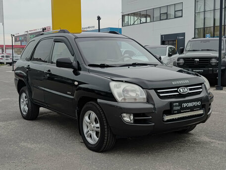 2006 Kia Sportage II, чёрный, 745000 рублей, вид 3
