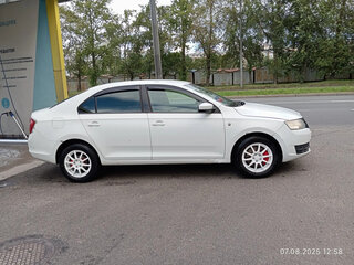 2015 Skoda Rapid I, белый, 650000 рублей, вид 3