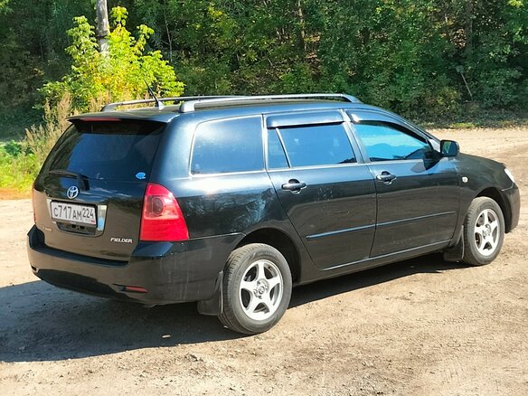 2006 Toyota Corolla Fielder IX (E120, E130) Рестайлинг, чёрный, 550000 рублей - вид 9