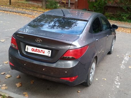 2016 Hyundai Solaris I Рестайлинг, серый, 811000 рублей, вид 4