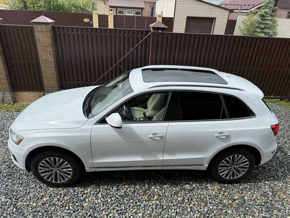2015 Audi Q5 I (8R) Рестайлинг, белый, 1300000 рублей - вид 7