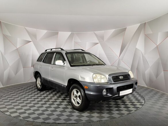 2003 Hyundai Santa Fe I, серебристый, 375150 рублей - вид 2