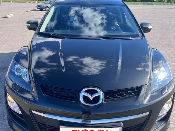 2011 Mazda CX-7 I Рестайлинг, чёрный - вид 3