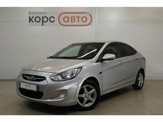2012 Hyundai Solaris I, серебристый, 610000 рублей, вид 1