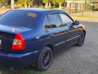 2006 Hyundai Accent ТагАЗ II, синий, 378000 рублей, вид 5