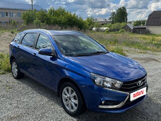 2019 Lada (ВАЗ) Vesta SW I, синий, 930000 рублей, вид 5