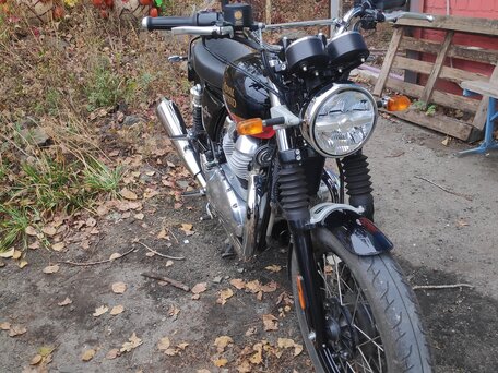 2024 Royal Enfield Interceptor, чёрный, 565000 рублей, вид 3