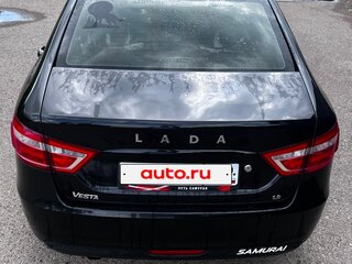 2016 Lada (ВАЗ) Vesta I, чёрный, 650000 рублей, вид 5