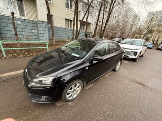 2012 Volkswagen Polo V, чёрный, 650000 рублей, вид 2