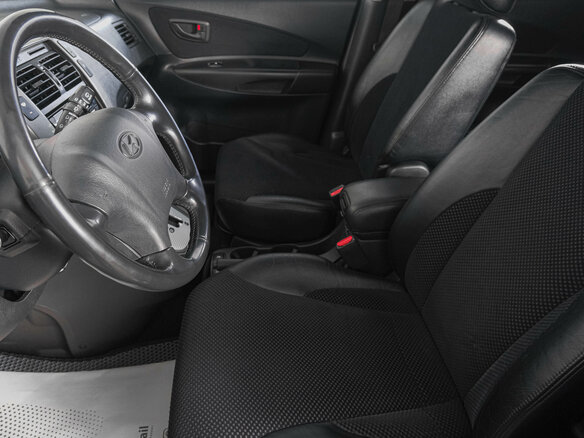 2007 Hyundai Tucson I, голубой - вид 7