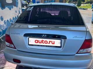 2001 Hyundai Accent II, серебристый, 205000 рублей, вид 3