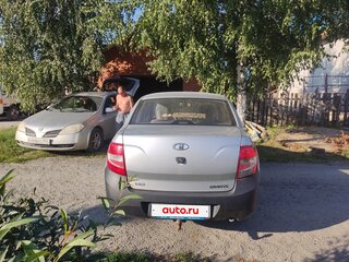2012 Lada (ВАЗ) Granta I, серебристый, 240000 рублей, вид 3