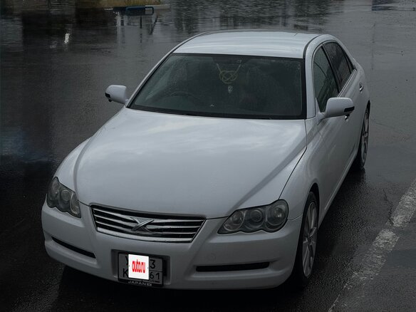 2007 Toyota Mark X I Рестайлинг, белый, 1300000 рублей