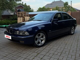 1996 BMW 5 серии 520i IV (E39), синий, 550000 рублей, вид 2