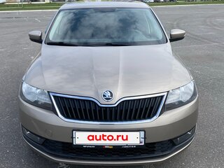 2017 Skoda Rapid I Рестайлинг, бежевый, 1400000 рублей, вид 1