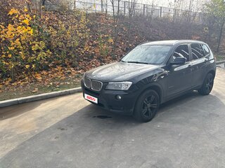 2011 BMW X3 30d xDrive II (F25), чёрный, 1850000 рублей, вид 1