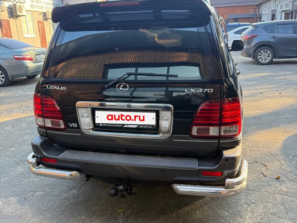 2004 Lexus LX 470 II Рестайлинг, чёрный - вид 7