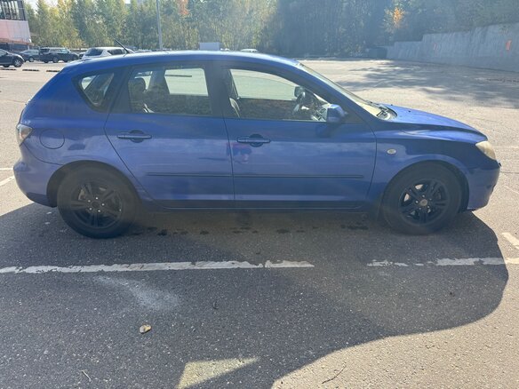 2008 Mazda 3 I (BK) Рестайлинг, синий, 500000 рублей - вид 8