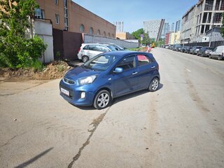2015 Kia Picanto II Рестайлинг, синий, 705000 рублей, вид 4