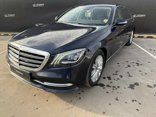 2019 Mercedes-Benz S-Класс 450 Long VI (W222, C217) Рестайлинг, синий, 4490000 рублей, вид 1