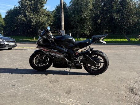 2006 Yamaha YZF-R6, чёрный, 710000 рублей, вид 4