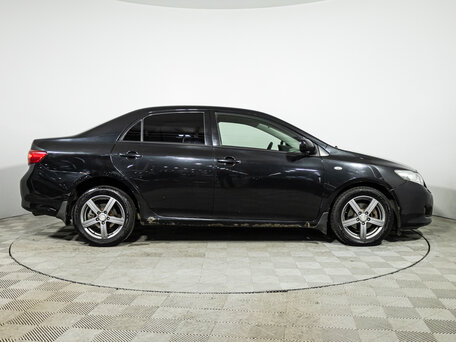 2008 Toyota Corolla X (E140, E150), чёрный, 619585 рублей, вид 4