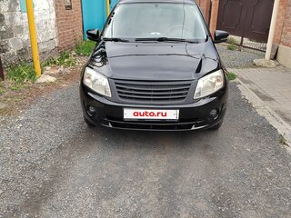 2013 Lada (ВАЗ) Granta I, чёрный, 570000 рублей, вид 1