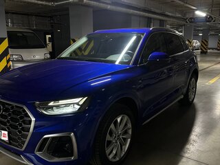 2021 Audi Q5 L 40 TFSI II (FY) Рестайлинг, синий, 5300000 рублей, вид 2
