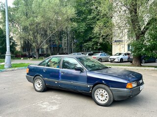 1991 Audi 80 IV (B3), синий, 70000 рублей, вид 3