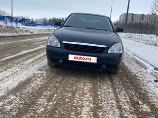2008 Lada (ВАЗ) Priora I, чёрный, 230000 рублей, вид 4