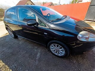 2007 Fiat Punto III Grande Punto, чёрный, 230000 рублей, вид 3