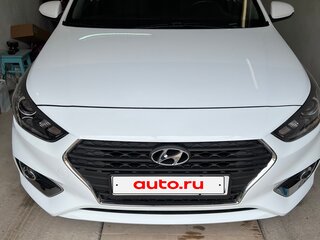 2019 Hyundai Solaris II, белый, 1350000 рублей, вид 2